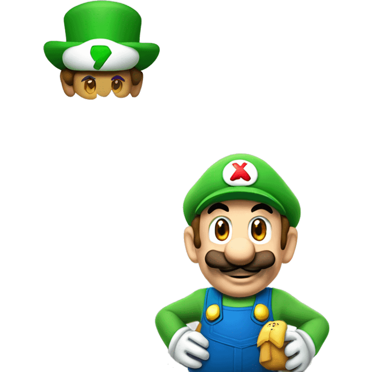 super Luigi on the Xbox one emoji