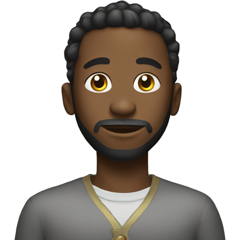 A black man in a mansion  emoji