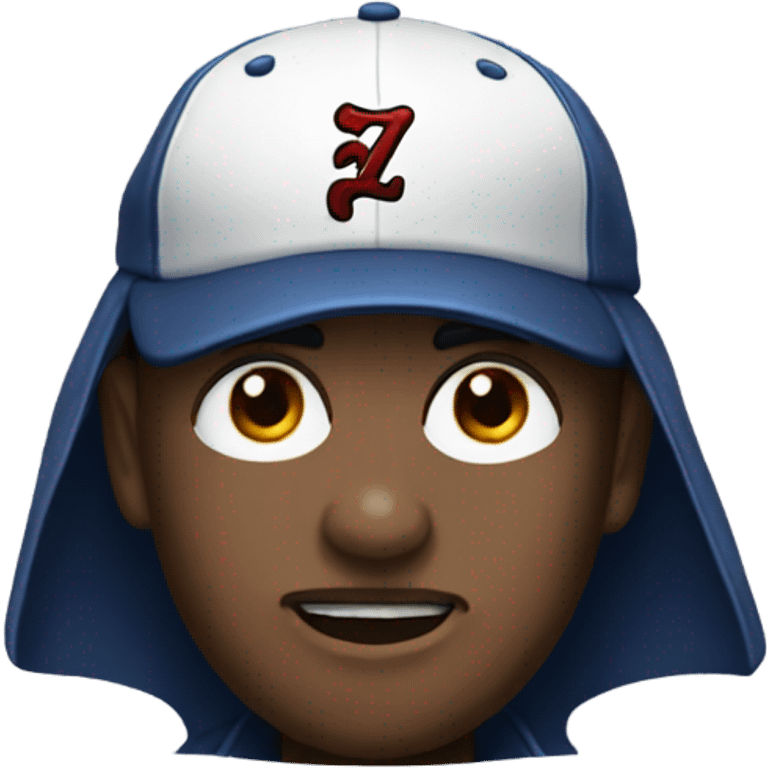 Vampire with baseball cap  emoji