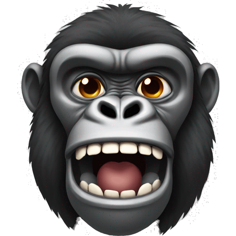 gorilla with basketball emoji