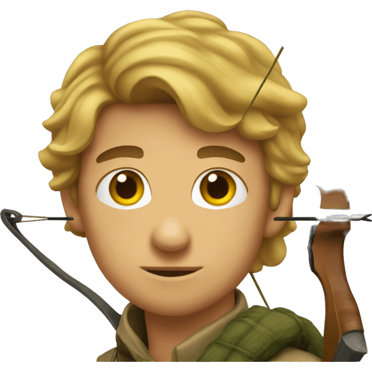 Hunter with bow emoji