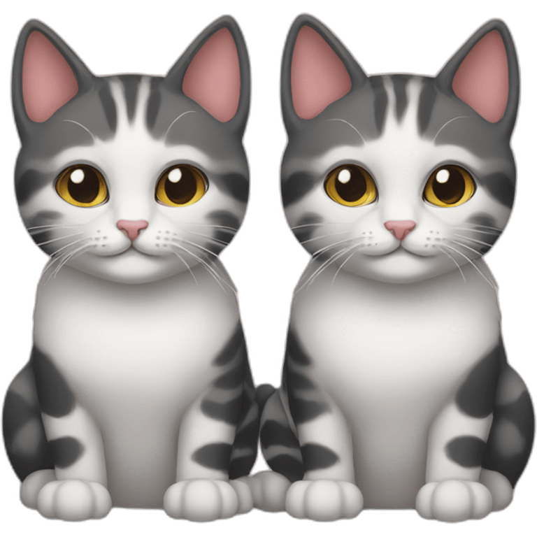 twin cats emoji