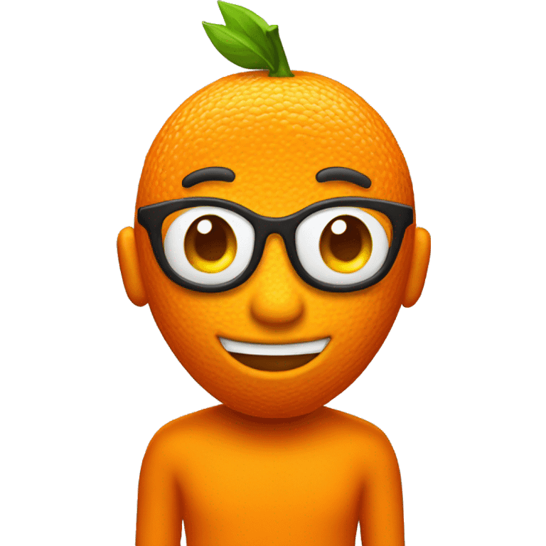 3D Orange  emoji