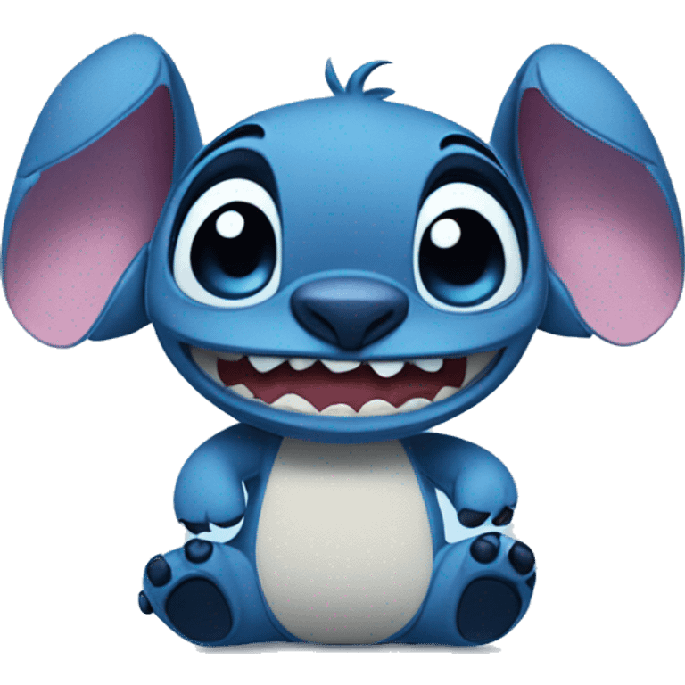 Stitch being cute emoji