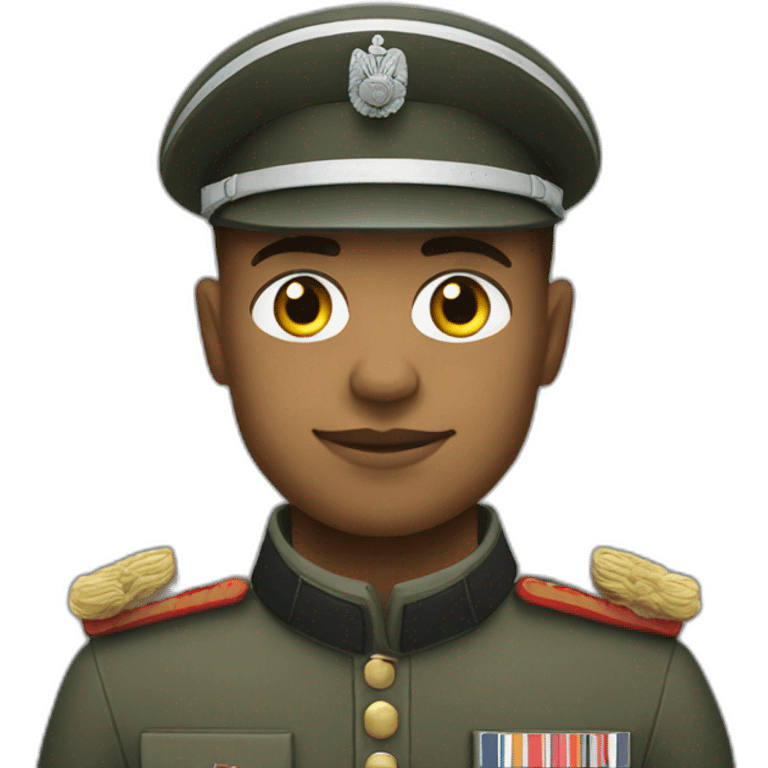 Mbappé as a German soldier emoji