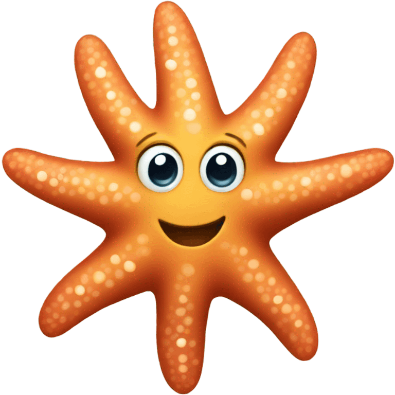 Cute starfish emoji