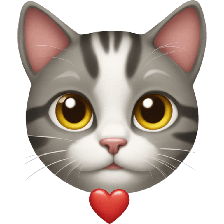 heart with cat emoji