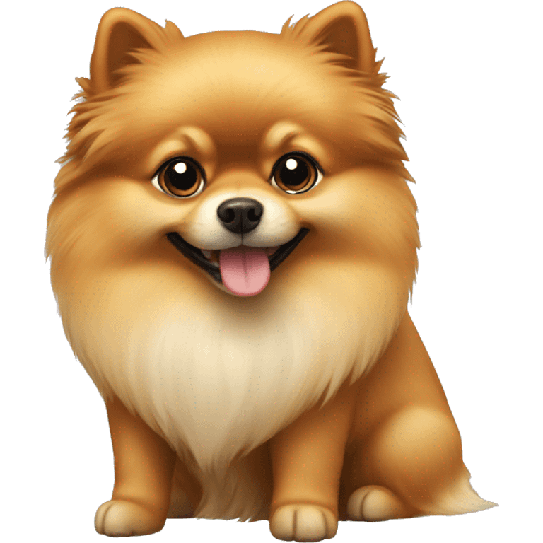 Pomeranian dog emoji