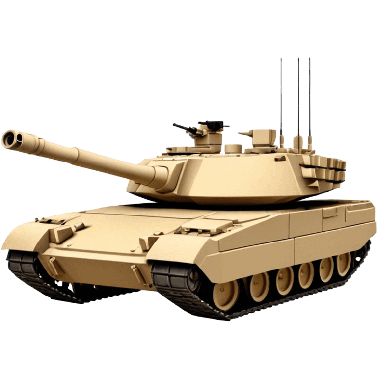 M1 Abrams Tank (sand colour) emoji