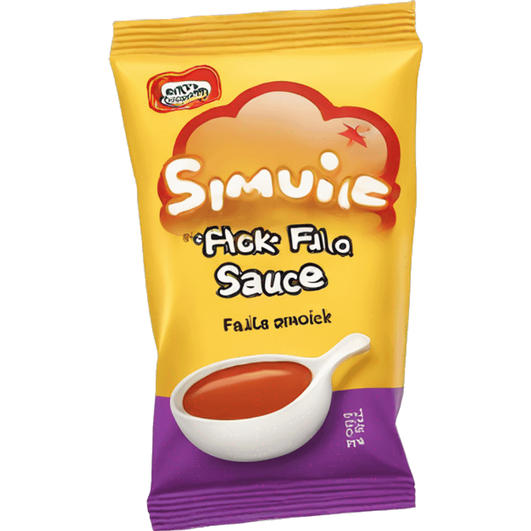 Chick Falia sauce packet emoji