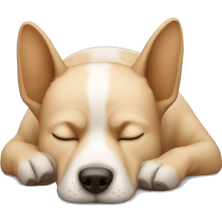 Dog sleeping  emoji