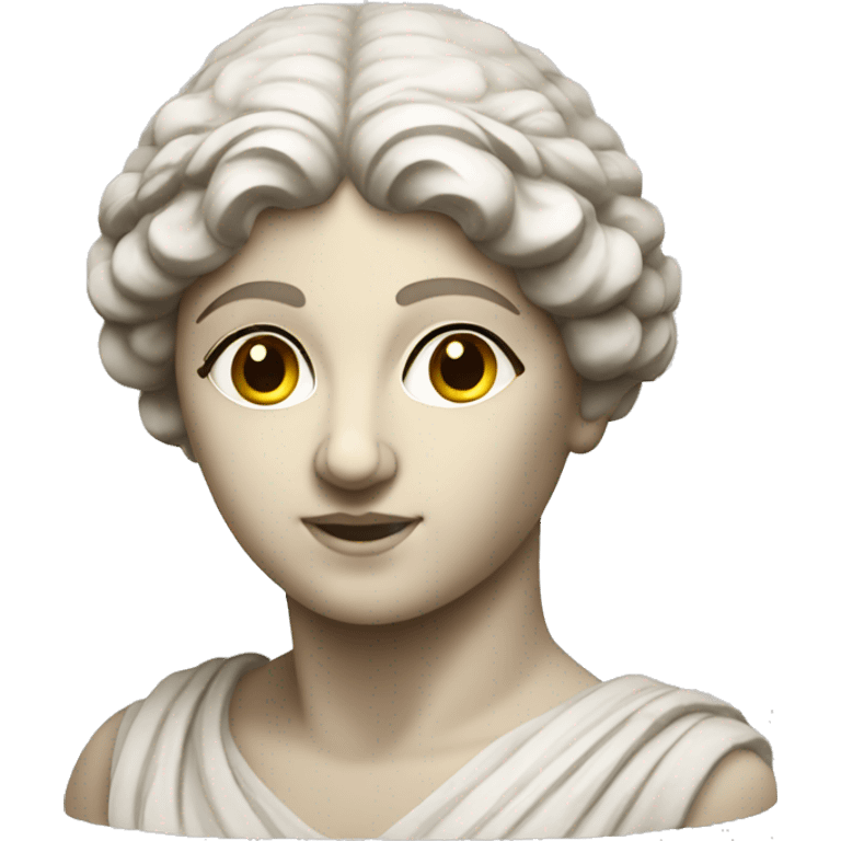 a female greek statue emoji