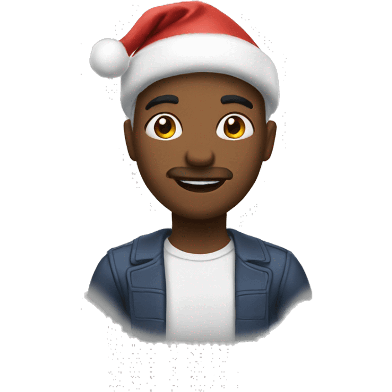 Hello christmas emoji