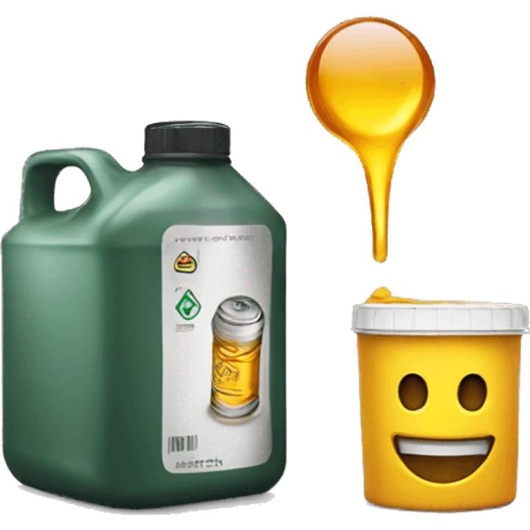 Emoji bring a container of oil emoji