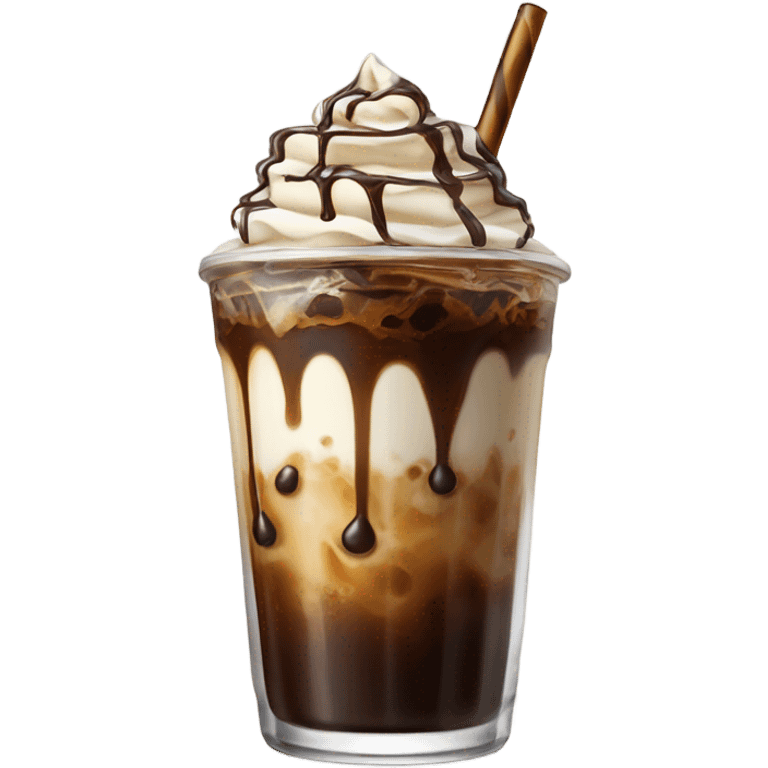 Iced coffee emoji