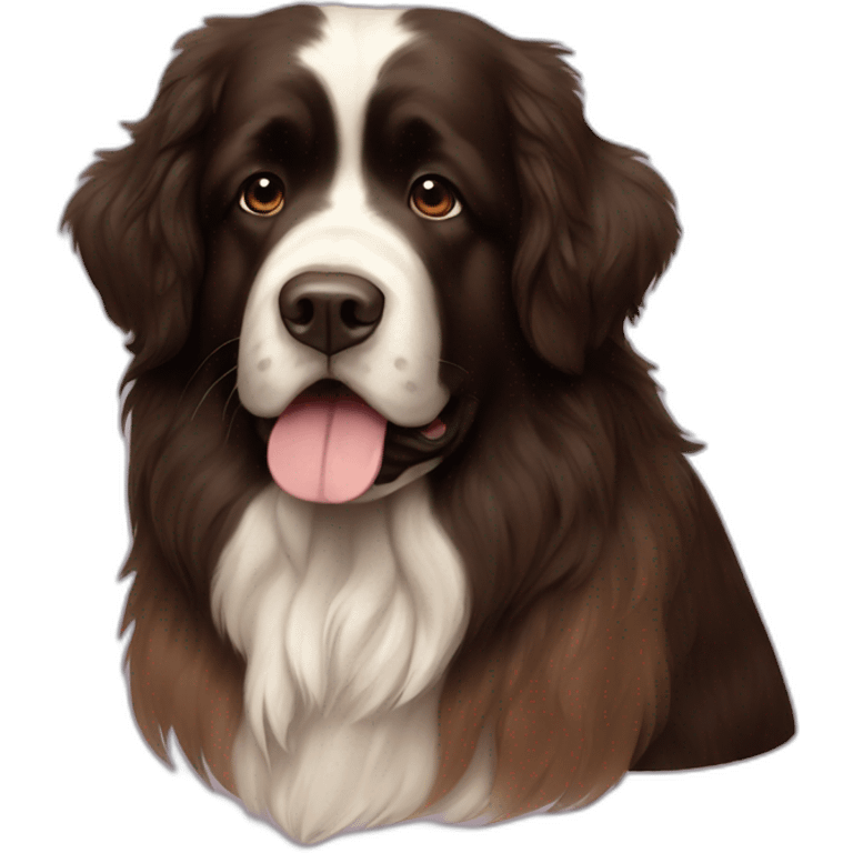 brown landseer newfoundland emoji