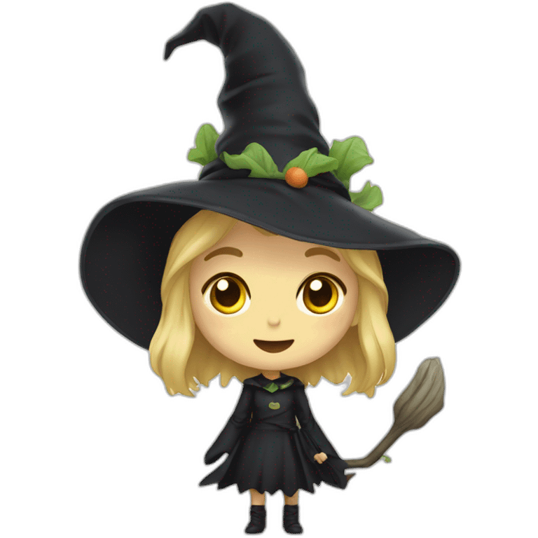 Godzila witch a funny funny face and witch a iPhone emoji