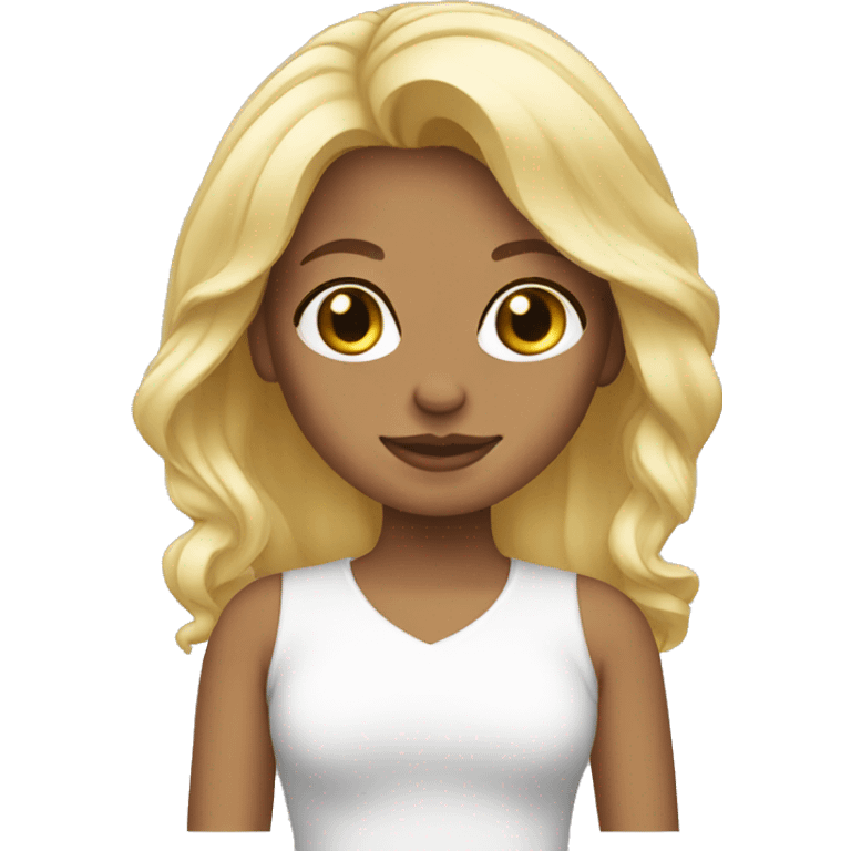 Girl blonde  emoji