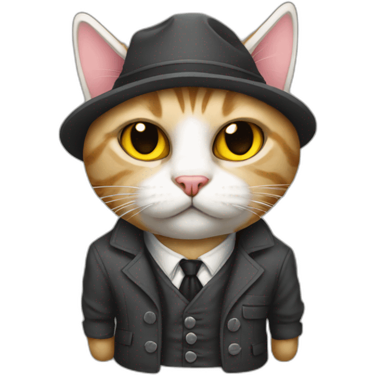 gangster cat emoji