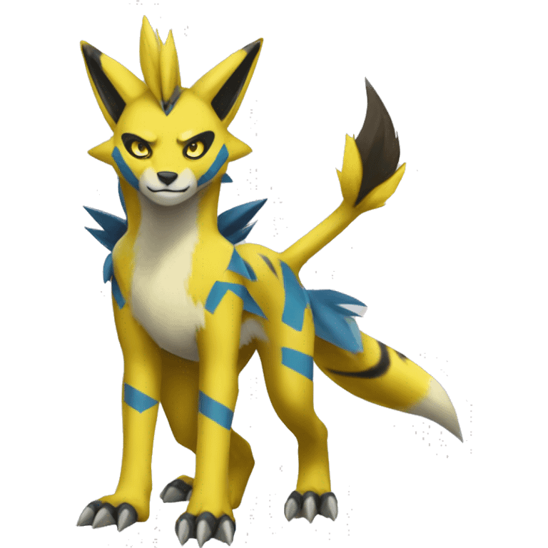 Lombax-Zeraora-Renamon full body emoji