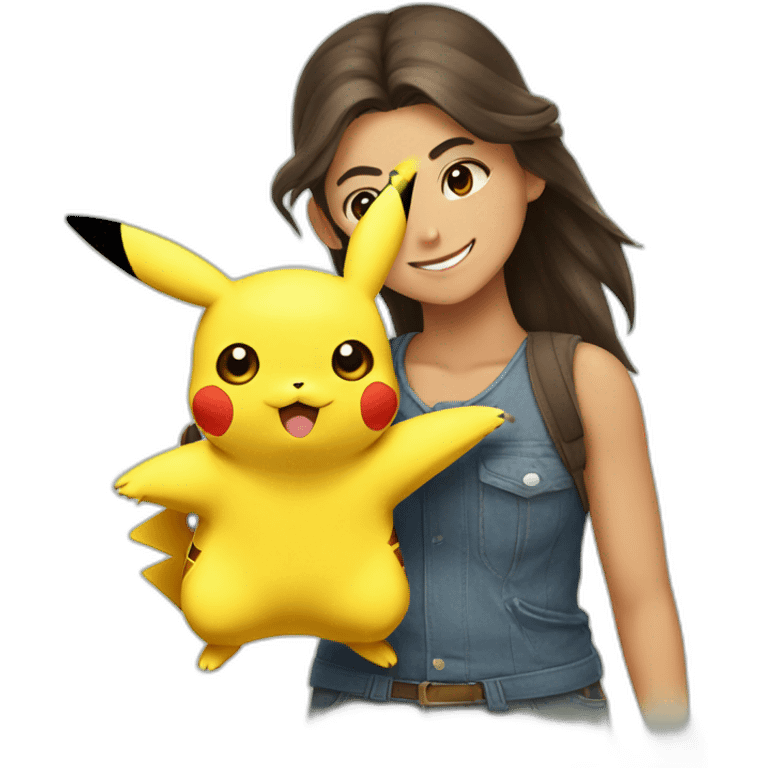 Pikachu en couple emoji