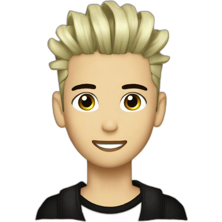 Bill Kaulitz 2000s teen emoji