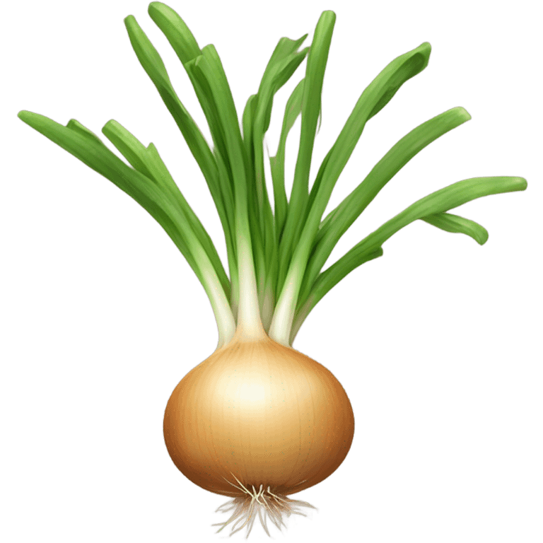 A baby onion  emoji