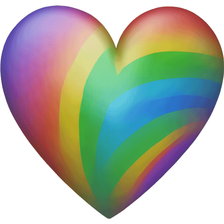 rainbow heart emoji