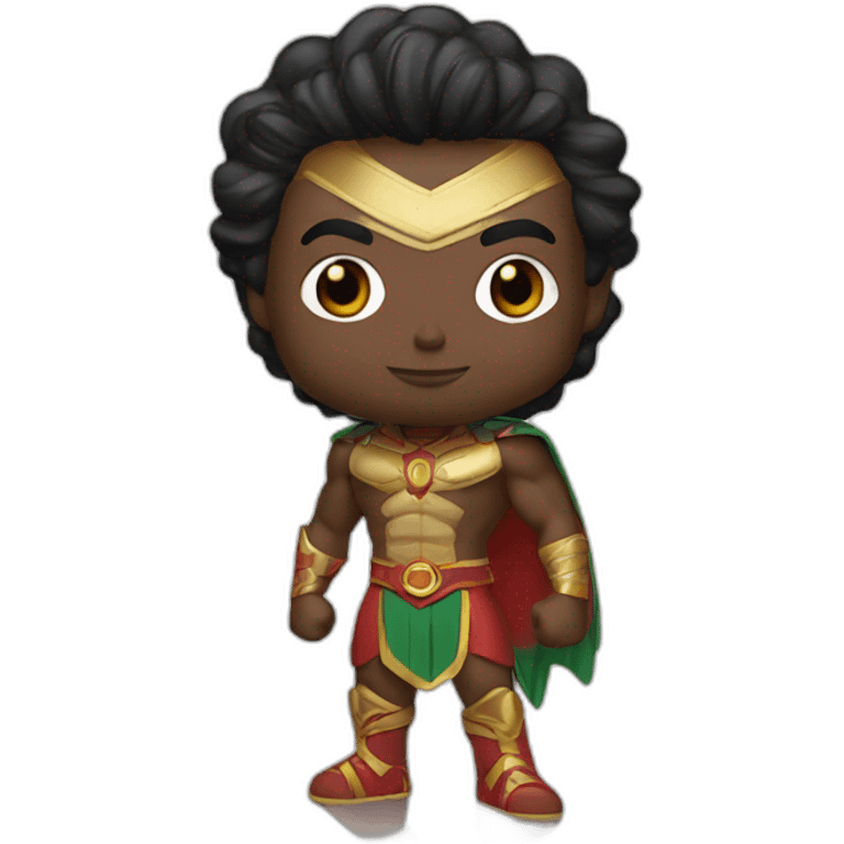 Indian superhero funko style emoji