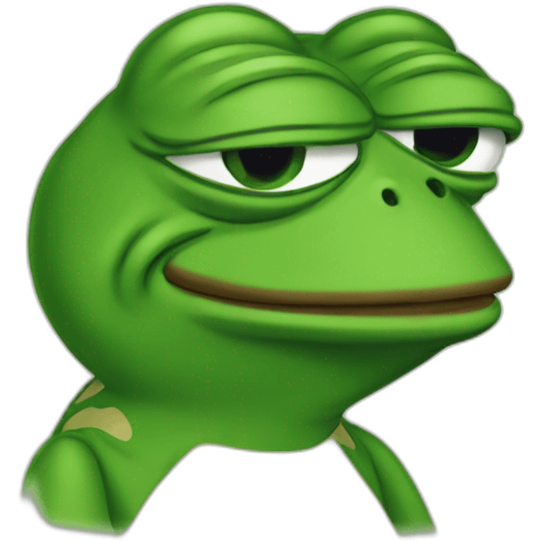 pepe the frog thinking emoji