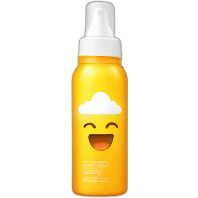 Sunscreen bottle emoji