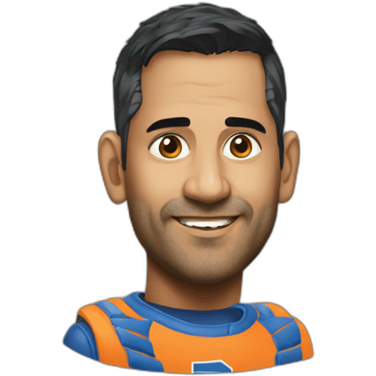 dhoni in ground emoji