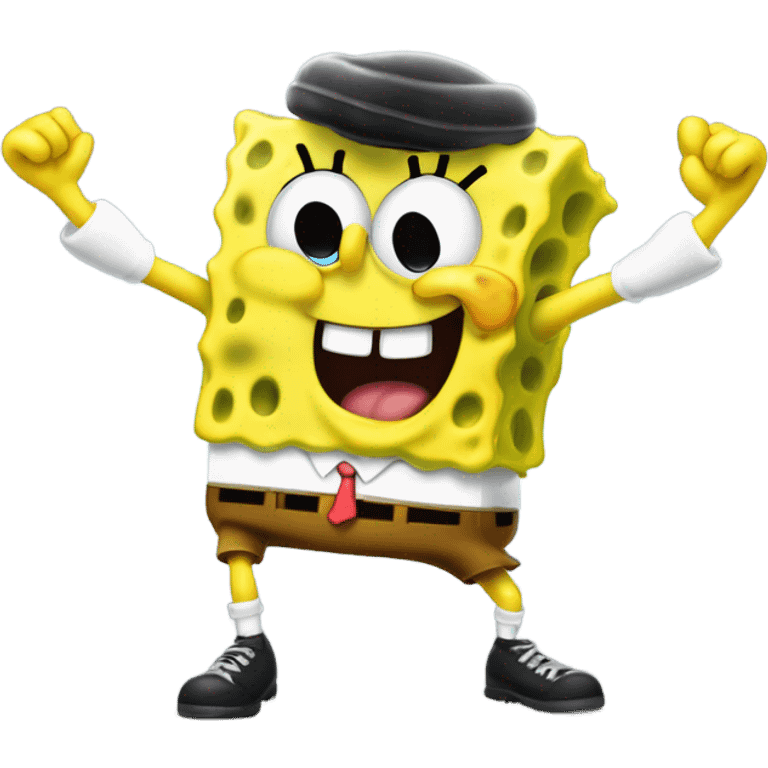 spongebob twerking emoji