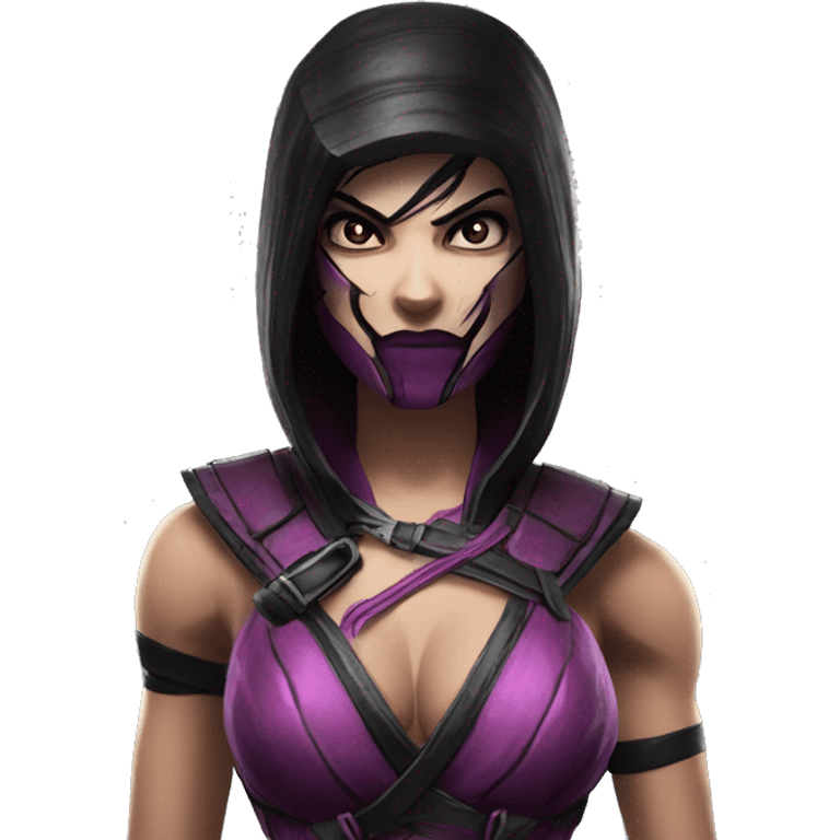 Scared Mileena Mortal Kombat X emoji