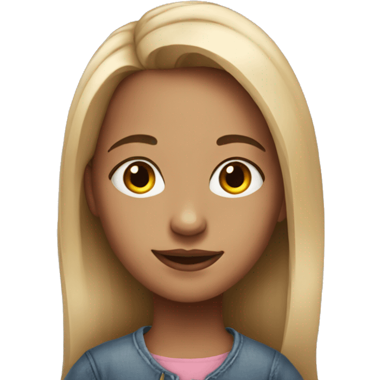 realistic portrait of girl emoji