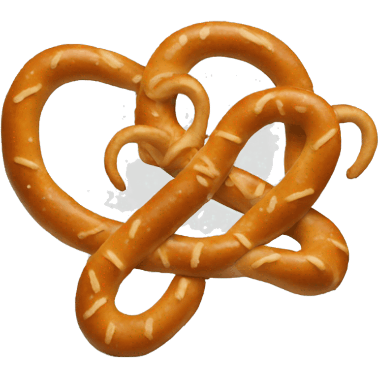 happy pretzel emoji