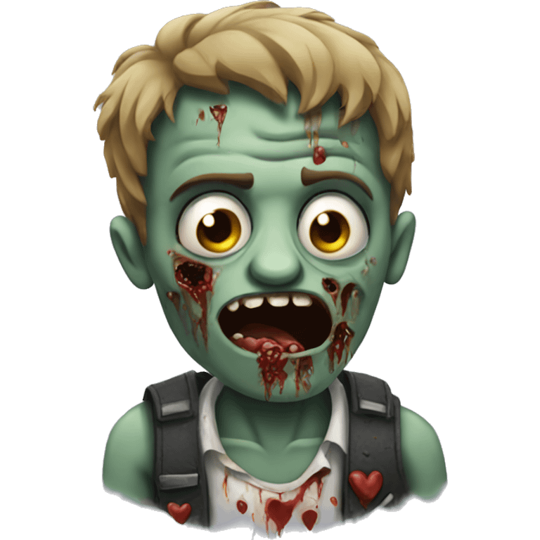 Zombie love emoji