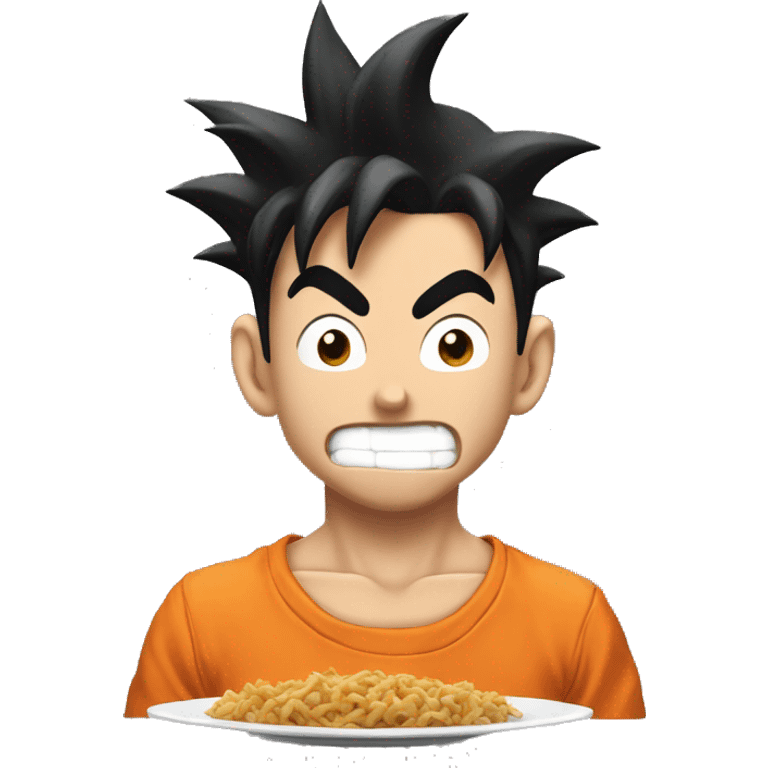 Goku hungry emoji