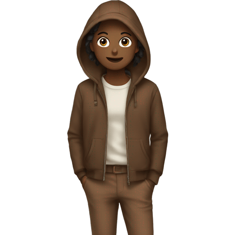 Brown fall clothes emoji