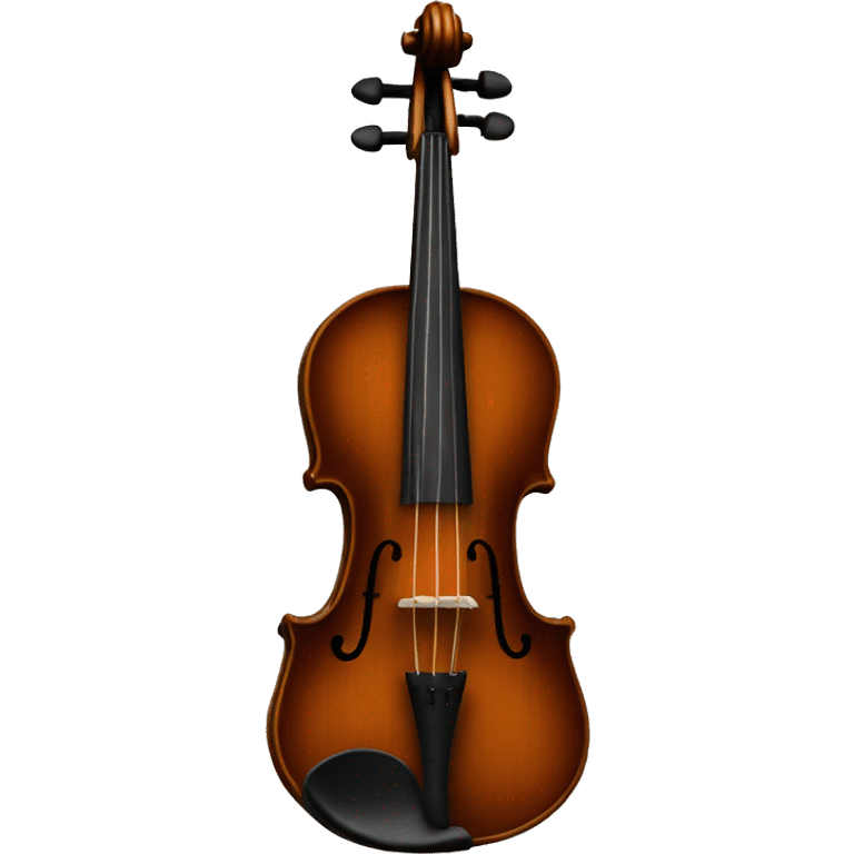 vintage brown violin emoji