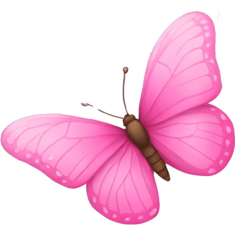 pink buttefly emoji