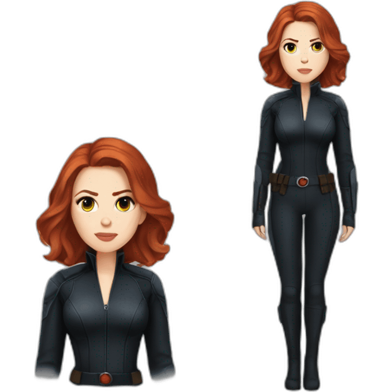 Scarlett Johansson as natasha romanov emoji