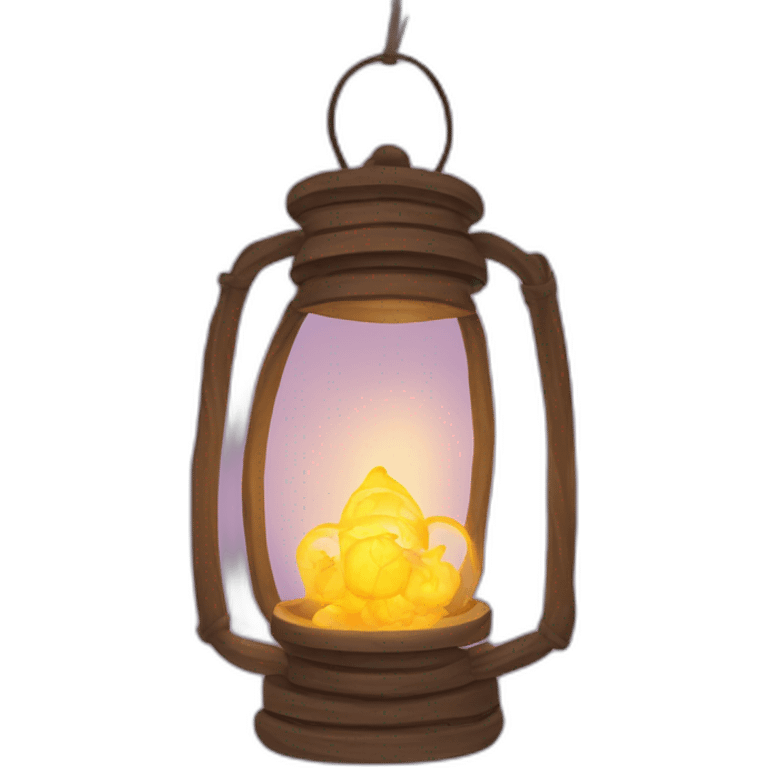 Rapunzel s flying lantern emoji