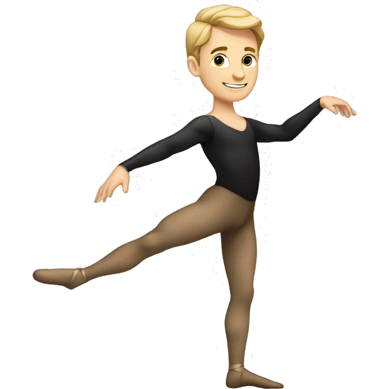 ballet dance male caucasian emoji