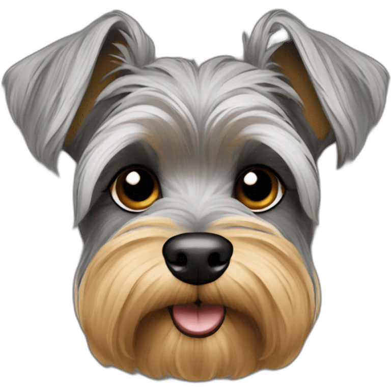 schnauzer yorkie lighter emoji