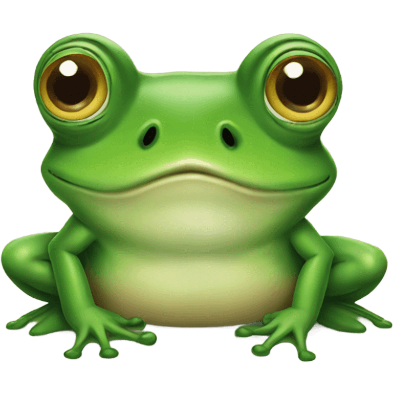 Awkward frog  emoji