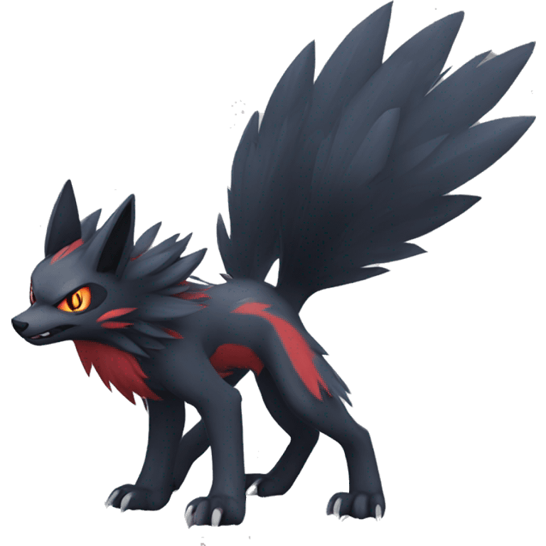 Nargacuga-Litten-Zoroark full body emoji