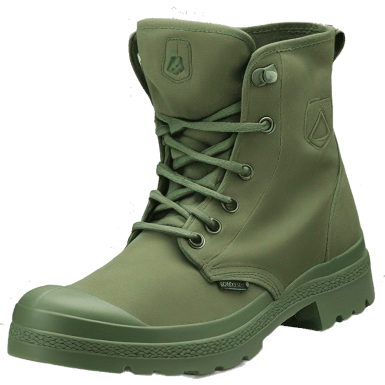 Original Palladium pampa Mens Low Boot Green emoji