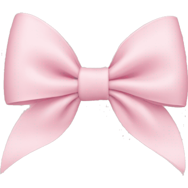 light pink bow on light pink bow emoji