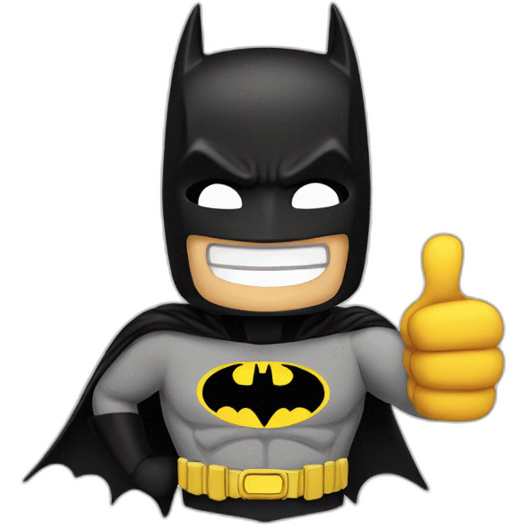 batman giving thumbs up emoji